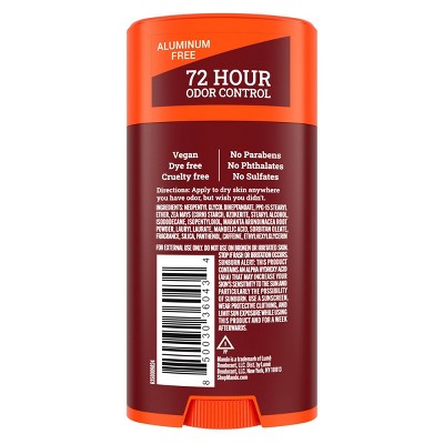 Mando Whole Body Men's Smooth Solid Deodorant Bourbon Leather 2.6oz - New