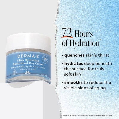 derma e Ultra Hydrating Antioxidant Face Moisturizer 2oz - Imperfect Box