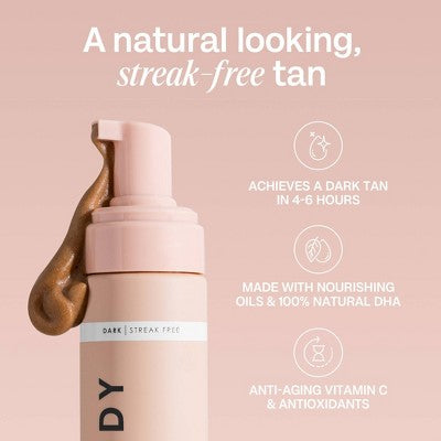 Bali Body Dark Self Tanning Mousse 6.7 fl oz - New