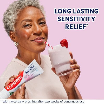 Colgate Sensitive Toothpaste Maximum Strength with Whitening Fresh Mint Gel 6oz/3pk - Imperfect Box
