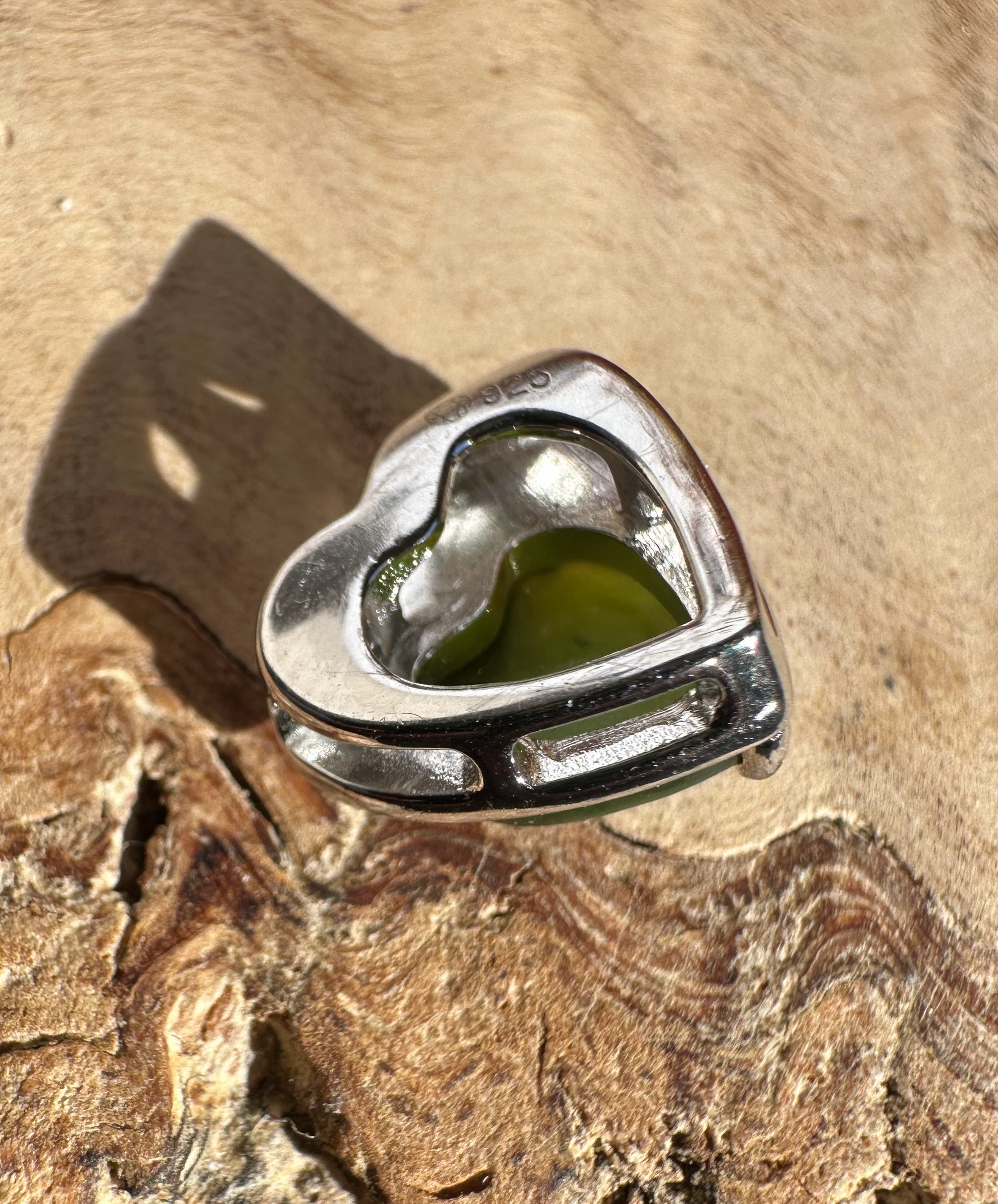 Silver Heart Pendant - 5865