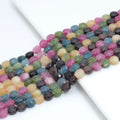Natural Multicolor Jade 4mm Coin Shape, 16inch full strand, sku#U2248