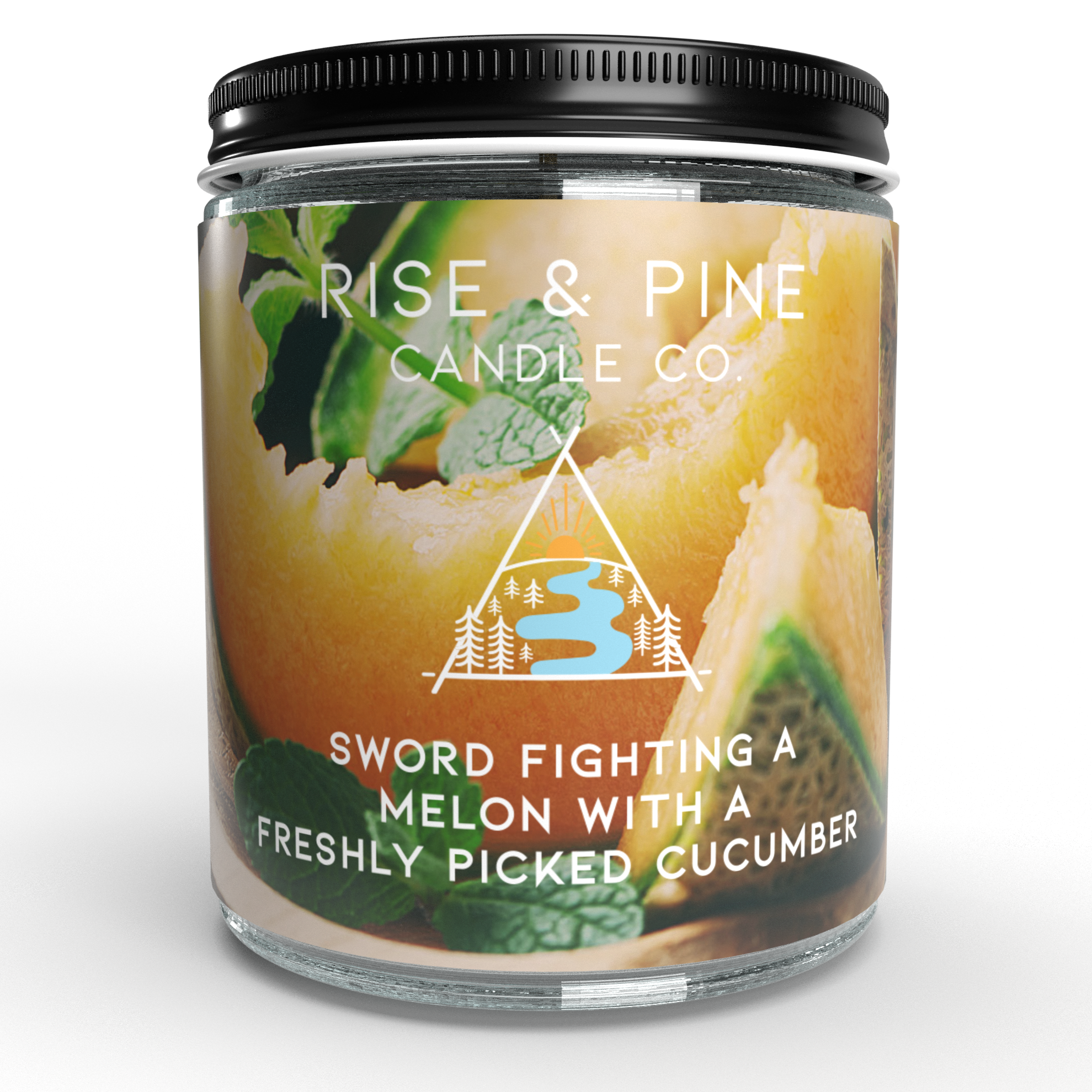 Cucumber Melon Soy Wax Candle - 9oz