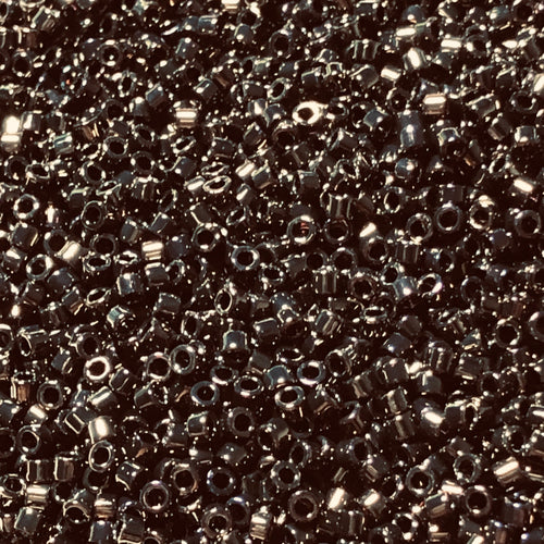 Miyuki Delica DB7 / DB07 / DB007  11/0 Metallic Brown Iris AB Cylinder/Tube Beads, 5 or 10 gm