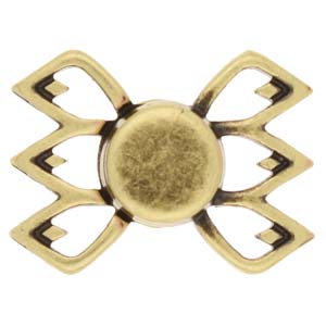 Cymbal™ Fylakopi III GemDuo Magnetic Clasp, 23.6 x 16.8 mm, 24K Gold Plated, Antique Silver Plated, Antique Brass Plated or Rose Gold Plated - 1 Clasp