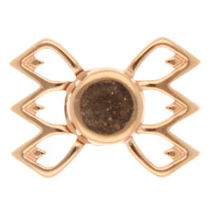 Cymbal™ Fylakopi III GemDuo Magnetic Clasp, 23.6 x 16.8 mm, 24K Gold Plated, Antique Silver Plated, Antique Brass Plated or Rose Gold Plated - 1 Clasp