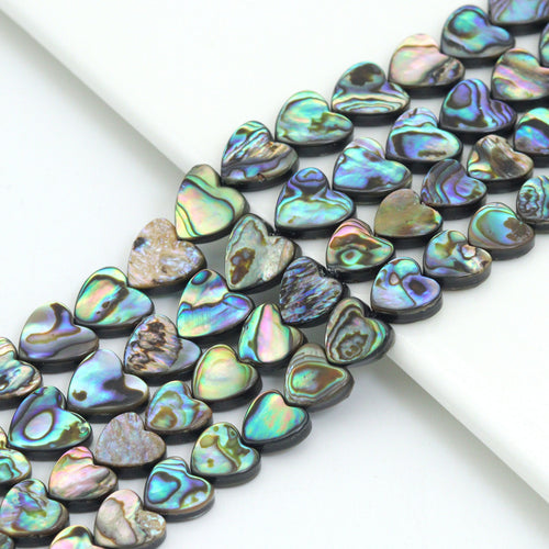 High Quality Natural Abalone Heart shape Beads, sku#R48