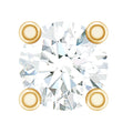 Natural Diamond Conch Piercing Earring