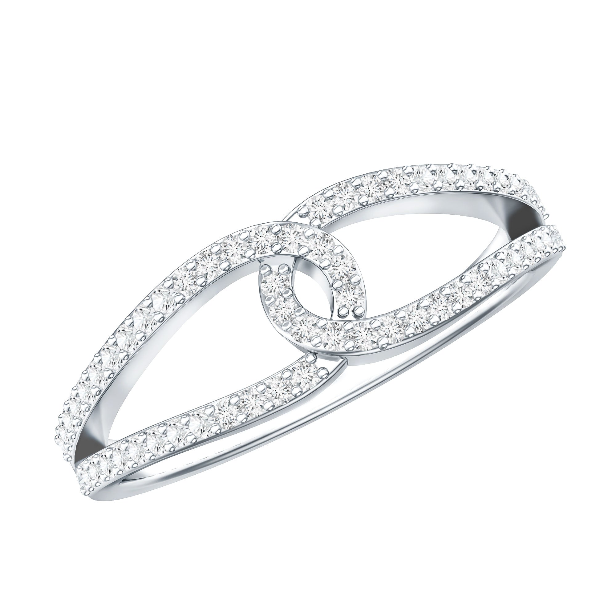 Certified Real Diamond Anniversary Ring for Women
