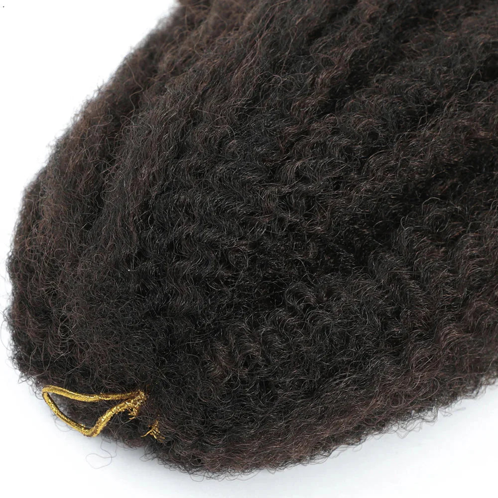 18" Marley Twist Braiding Hair | Crochet Braids | Afro Twist Kinky Hair Extensions | Ombre Colors | 30 Strands/Pack