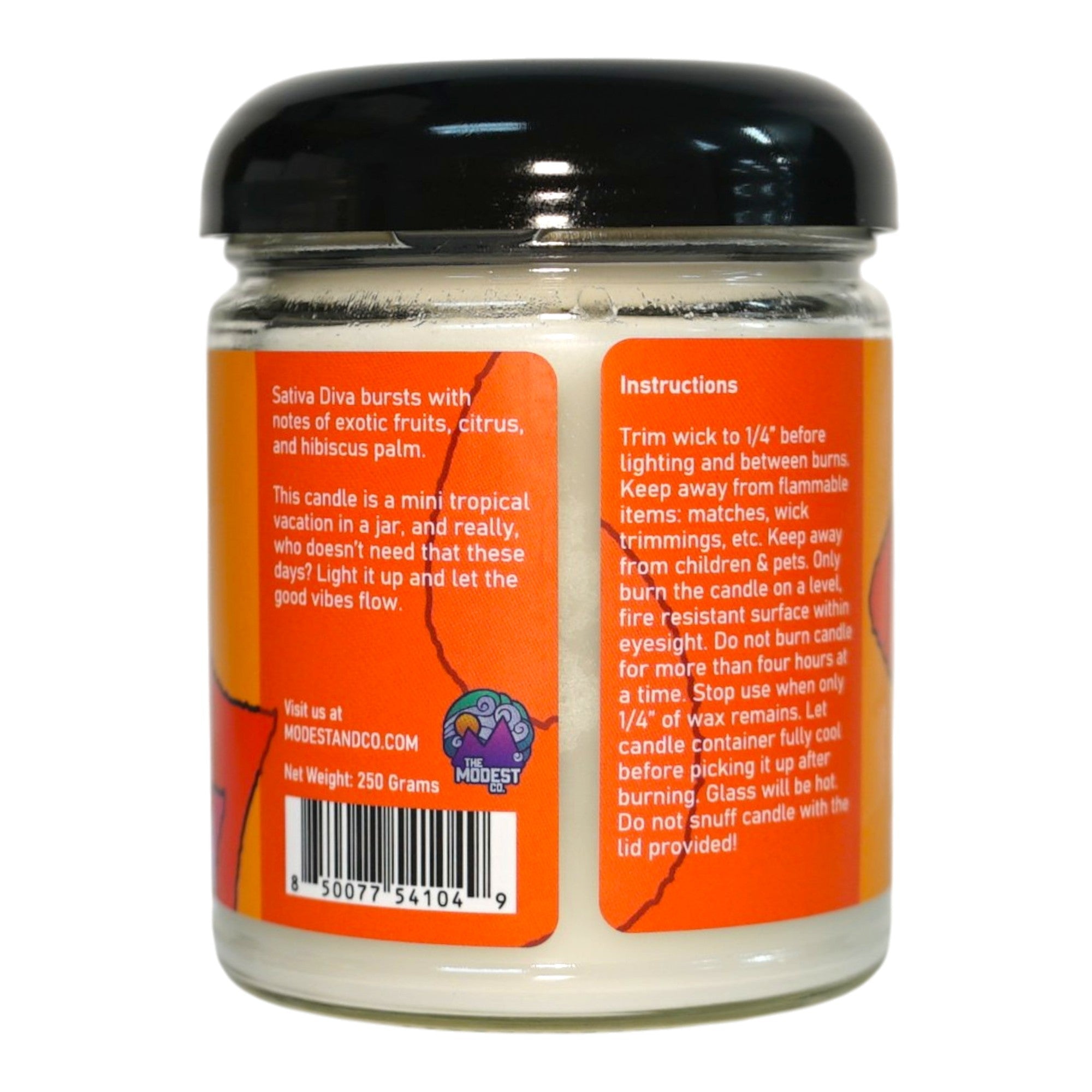 Sativa Diva - Modest and Co. Odor Fighting Candle