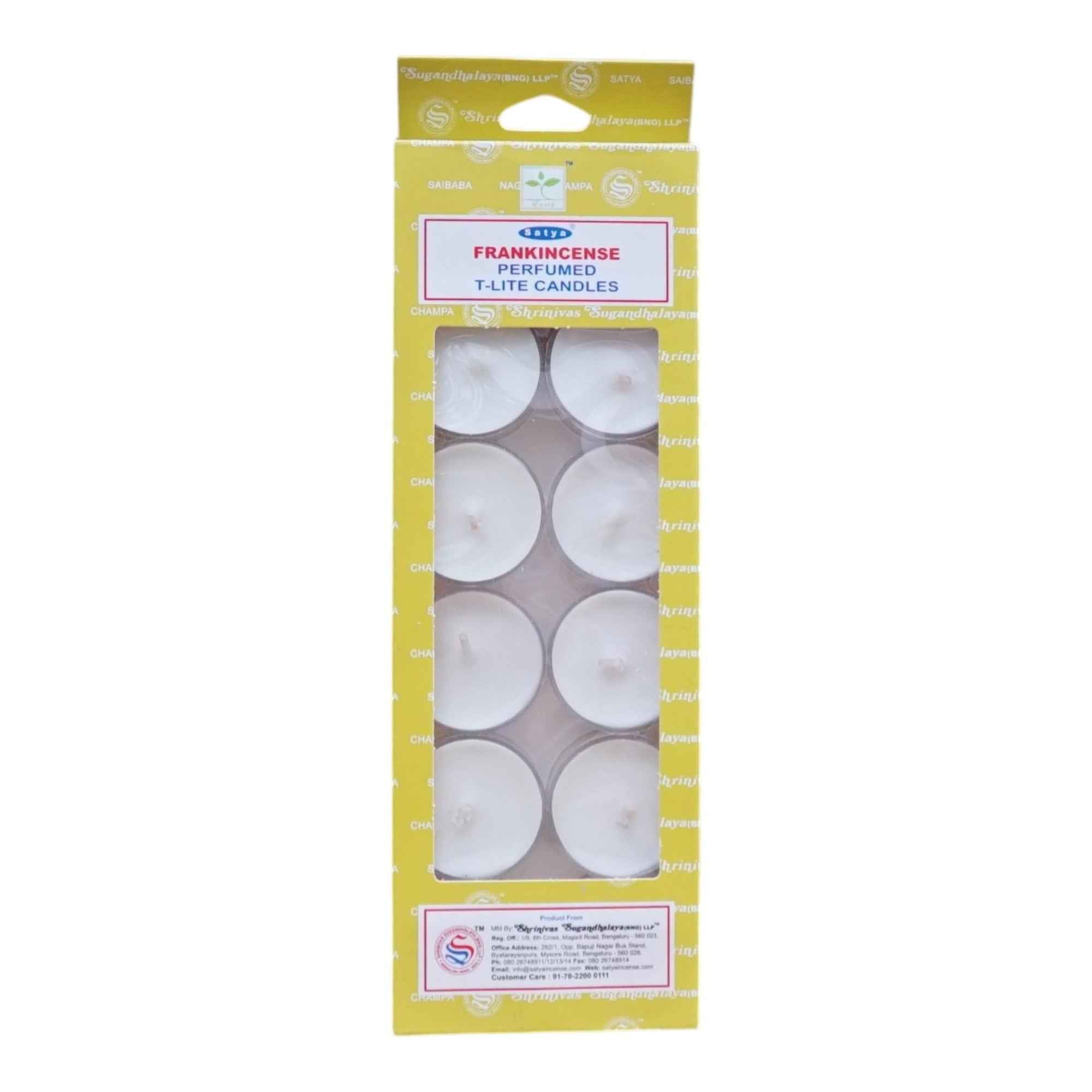 Frankincense - Satya Tea Light Candles