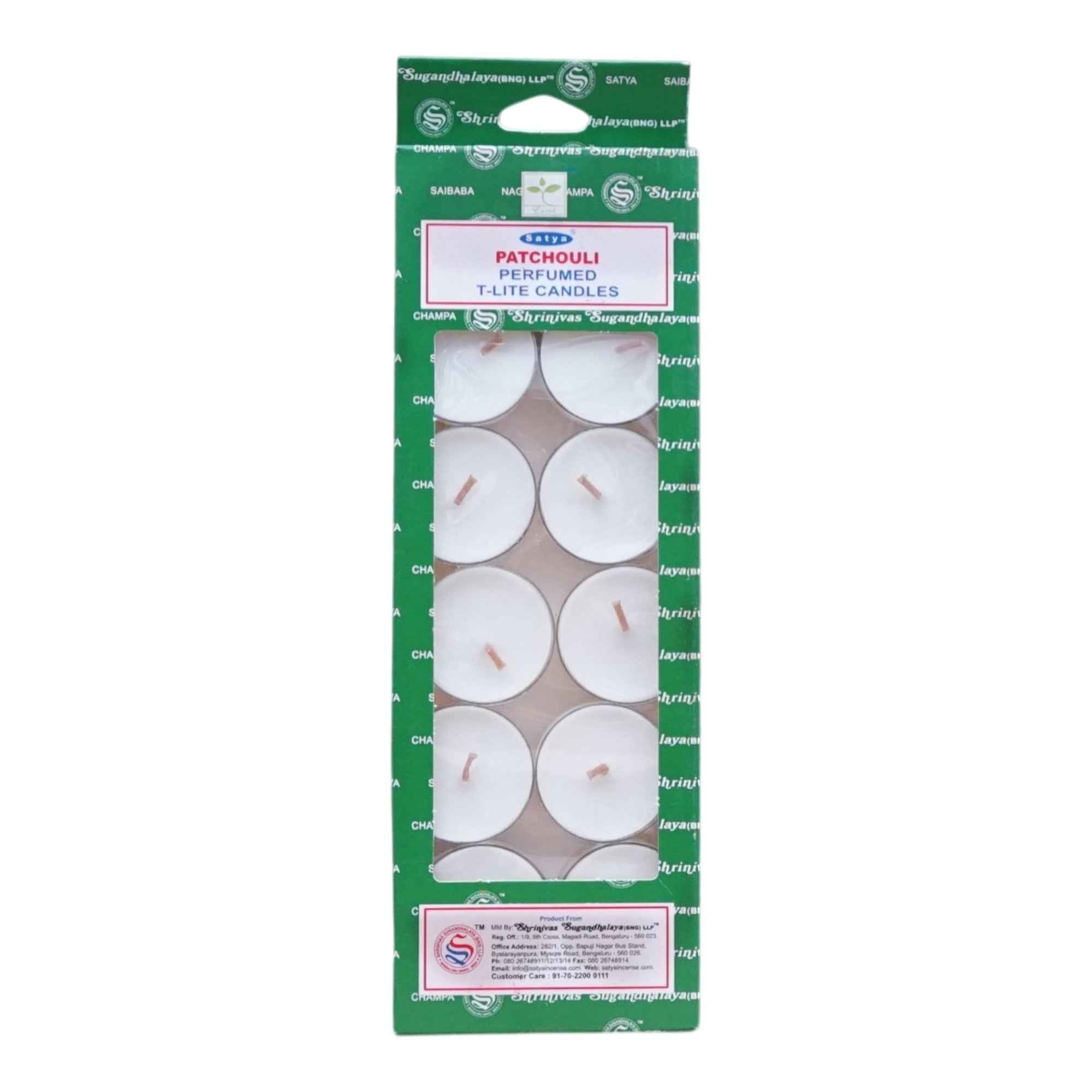 Patchouli - Satya Tea Light Candles