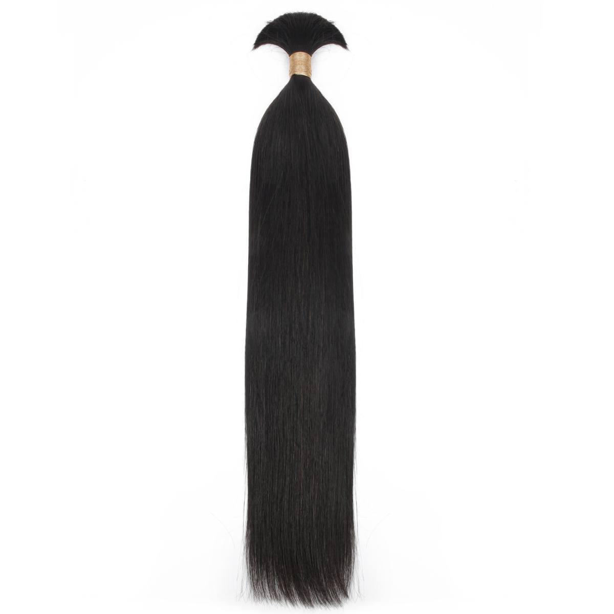 Straight Bulk 100% Human Braiding Hair