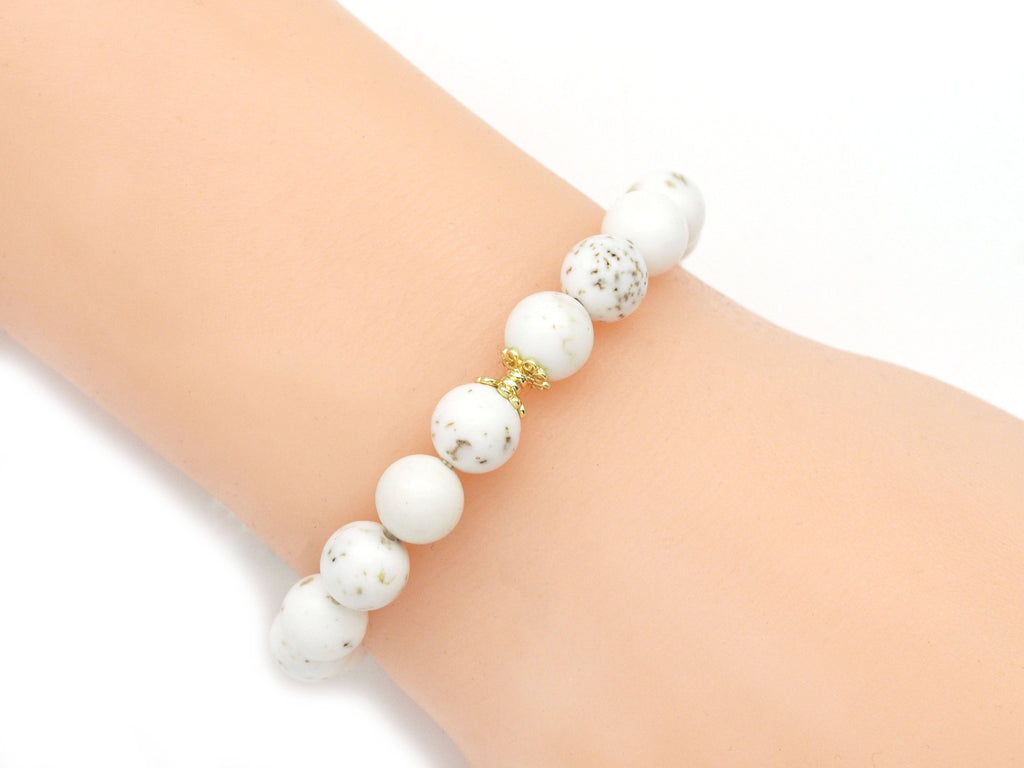 5pcs Gold Flower Tube Spacer Beads, Sku#ZX117
