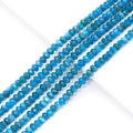 Genuine Quality Apatite Rondelle Faceted Beads, 3x4mm, Sku#U1589