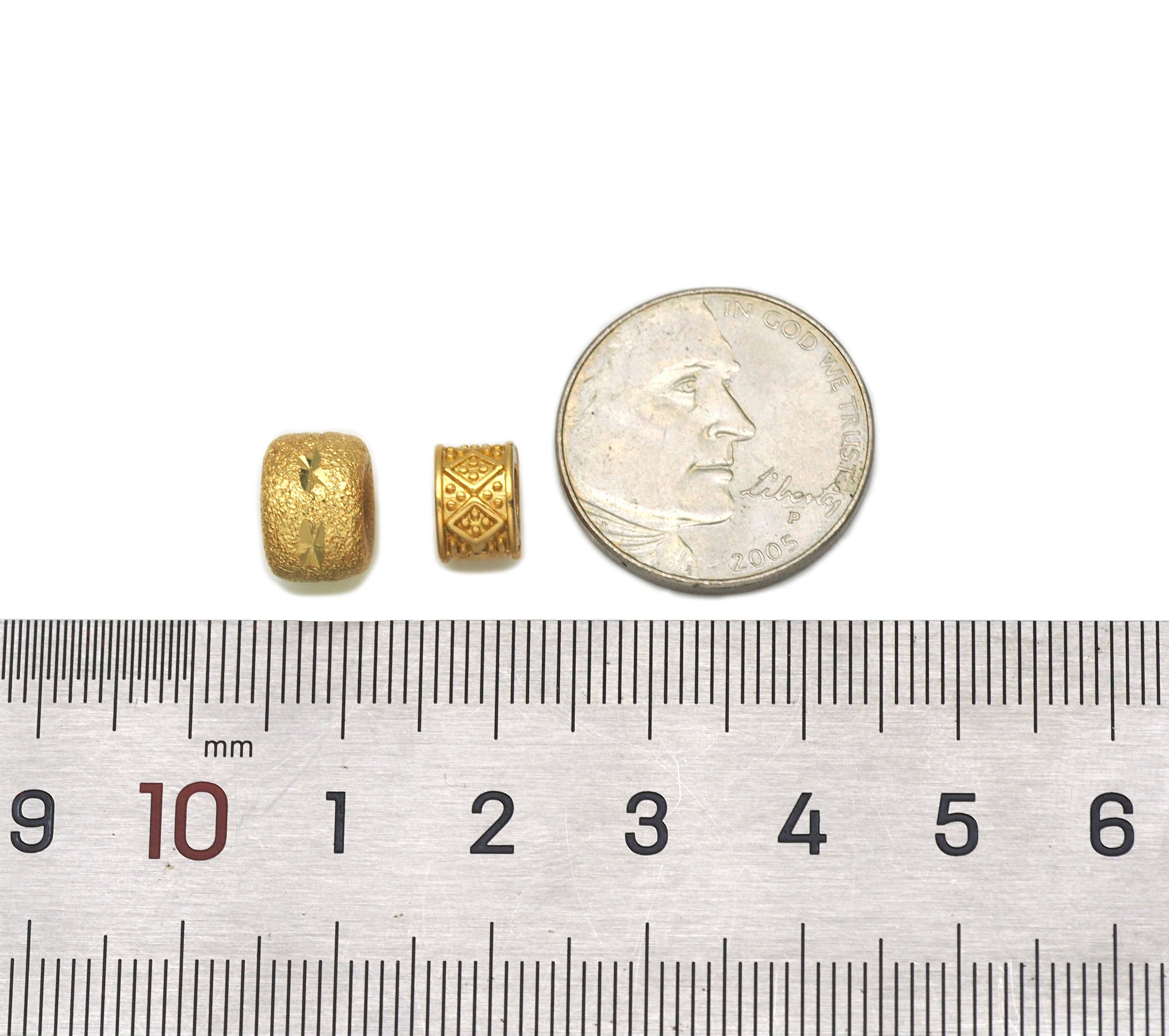Gold Spacer Beads, Sku#LX19
