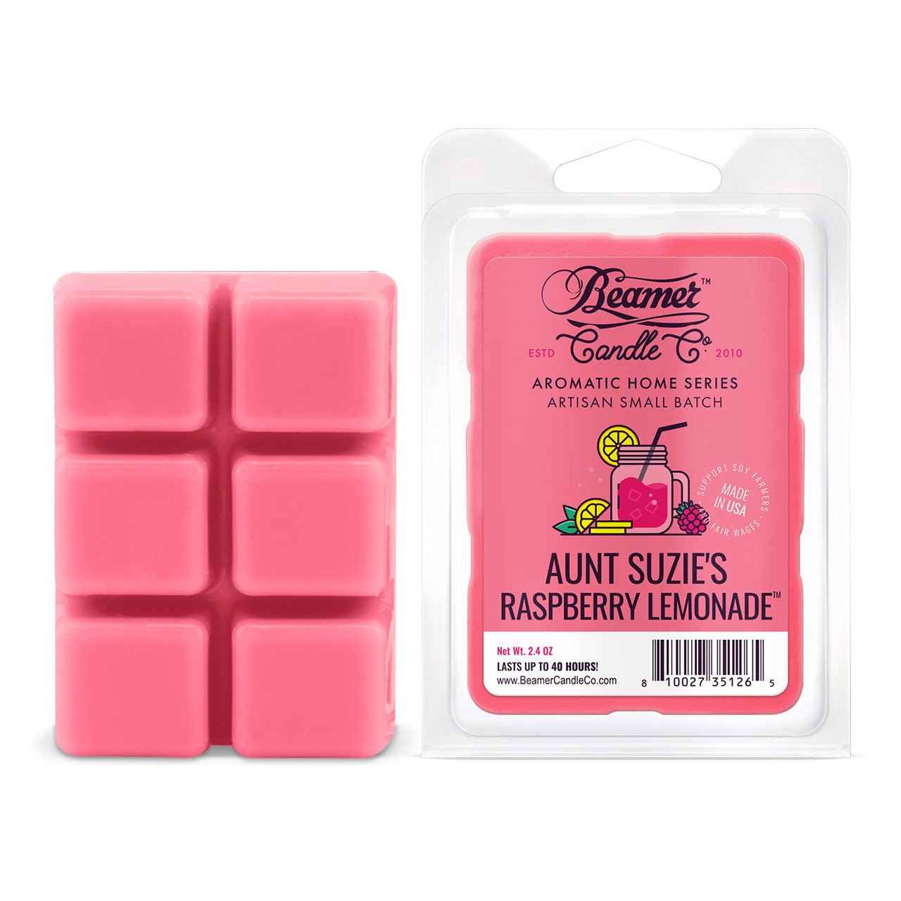 Aunt Suzie's Raspberry Lemonade - Beamer Candle Co