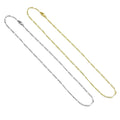 18K Gold Finished Figaro Chain Necklace,SKU#JD04/LD593