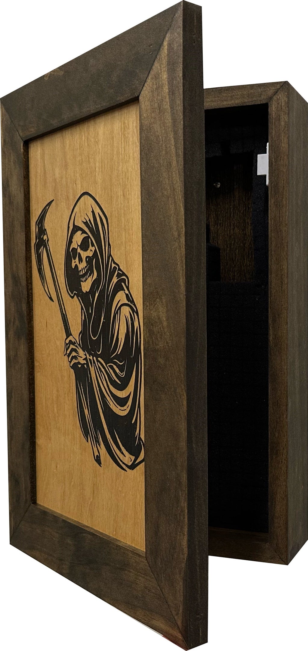 Grim Reaper Hidden Gun Safe Concealment Shelf Concealed Furniture