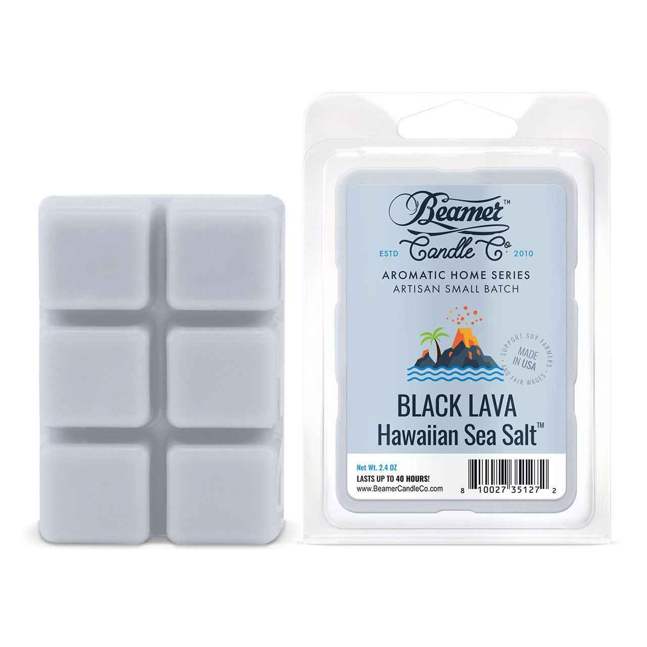 Black Lava Hawaiian Sea Salt - Beamer Candle Co