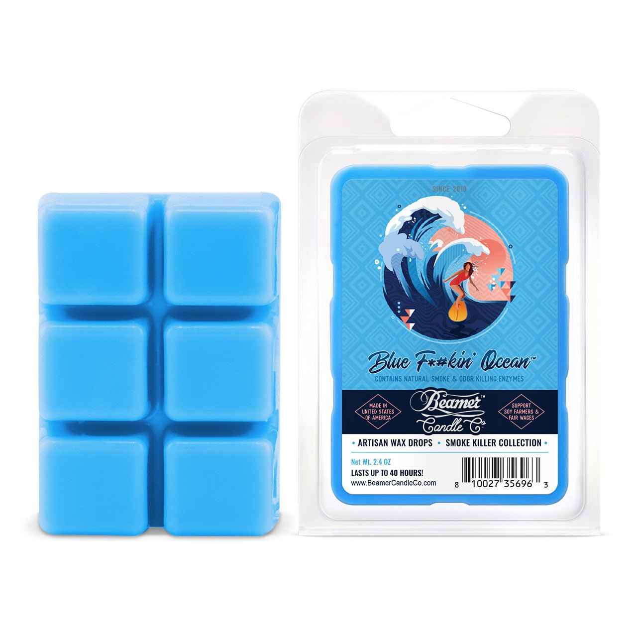 Blue F*#kin Ocean - Beamer Candle Co