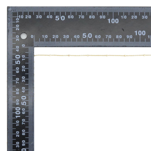 Unfinished Dainty Square Cable Chain by Yard, sku#ZX162