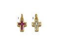 CZ Cross Charm, Sku#Z1444