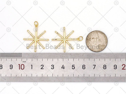 CZ Star Charm, Sku#F1439