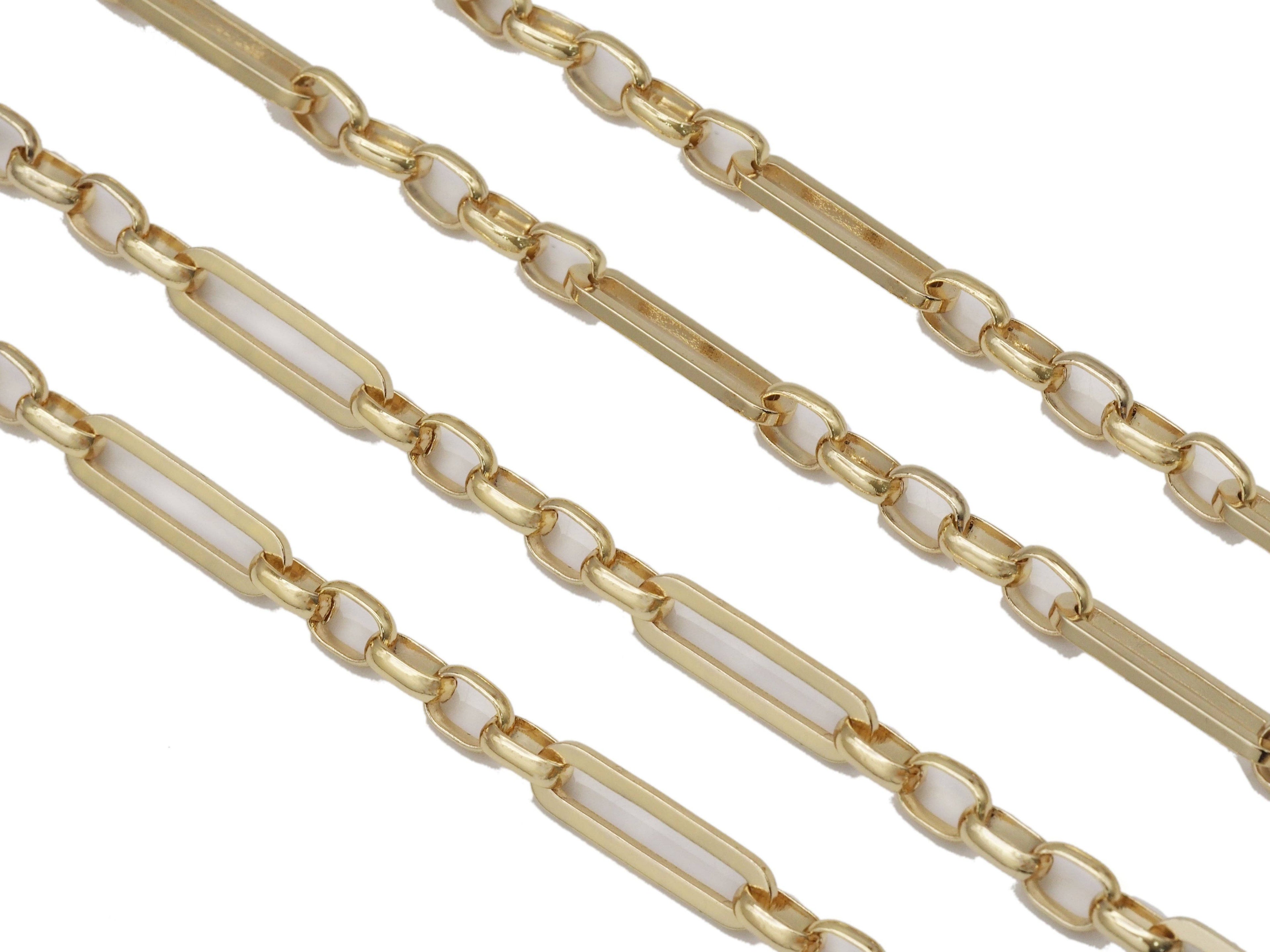 Long Link Mixed Paperclip Chain, sku#LS09