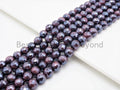 High Quality Mystic Plated Faceted Red Brown Tiger Eye Beads, 6mm/8mm/10mm/12mm/14mm Tiger Eye Gemstone Beads, 15inch Full strand, SKU#U410