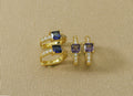 CZ Hoop Earring, Sku#Y616