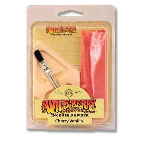 Cherry Vanilla Incense Powder Set with Burner