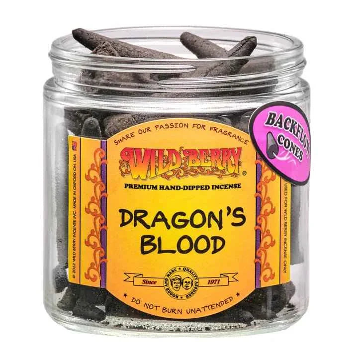 Dragon's Blood Wild Berry Backflow Cones