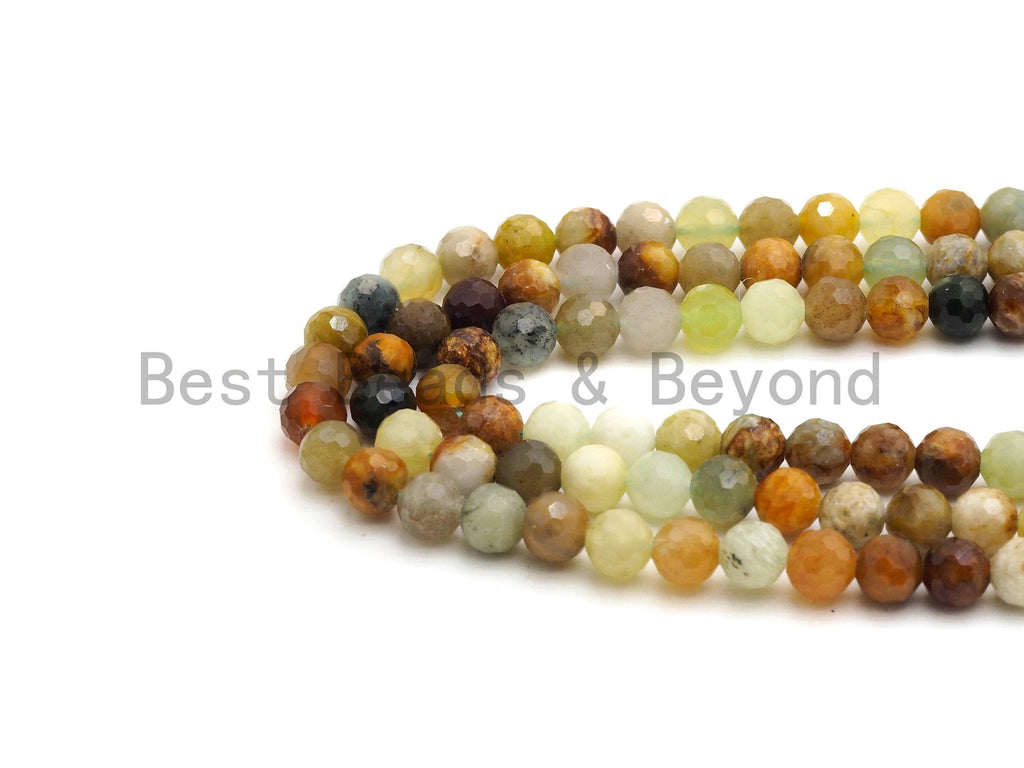 Quality Sparkly Mixed Color Flower Jade Beads, 15.5inch strand, SKU#U431