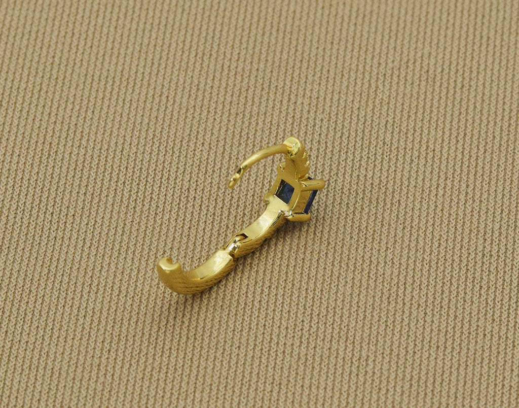CZ Hoop Earring, Sku#Y616