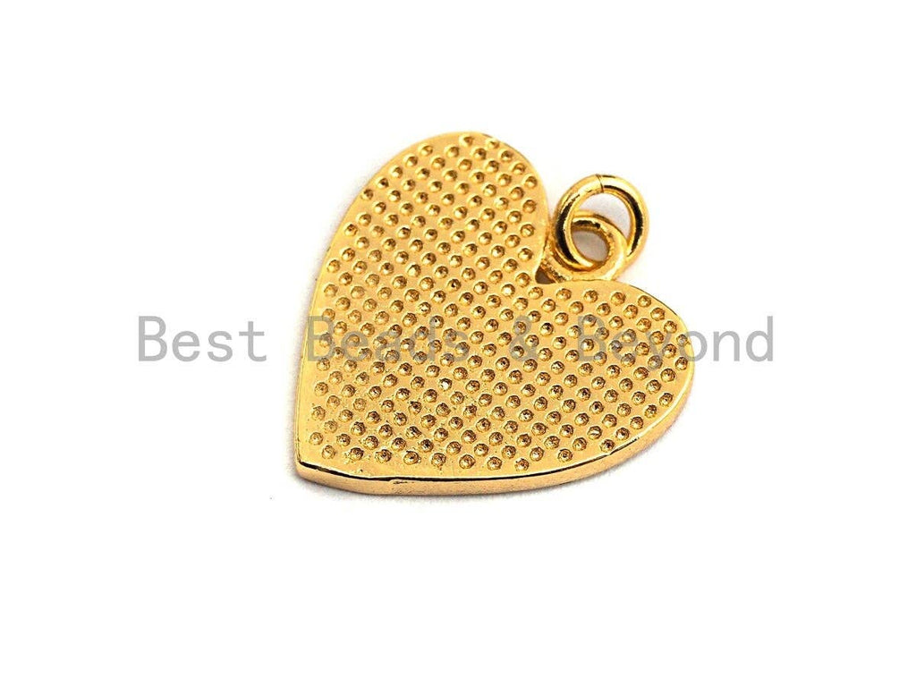 Enamel White and Black Evil eye on Heart pendant, Enamel heart charm, Protection Evil eye charm, 17x18mm, sku#Z404