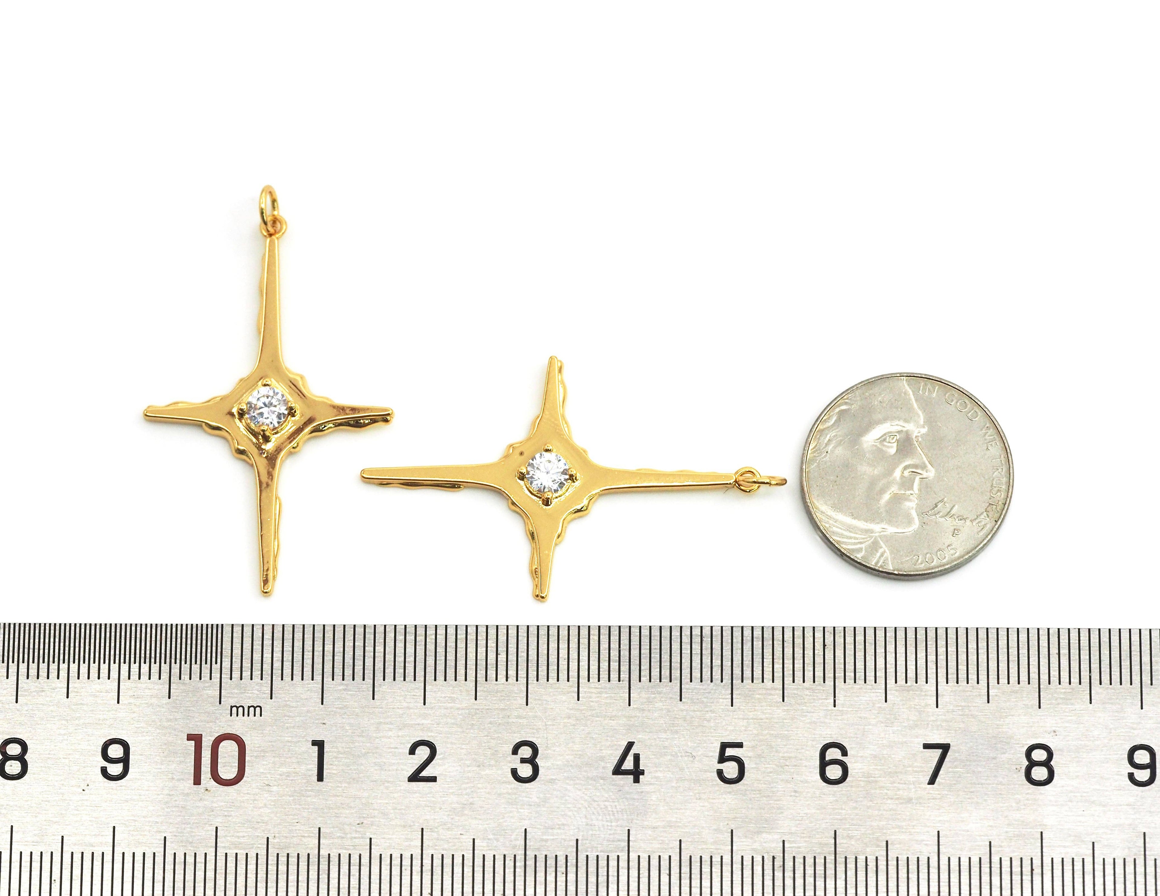 CZ Cross Pendant, SkU#Y626