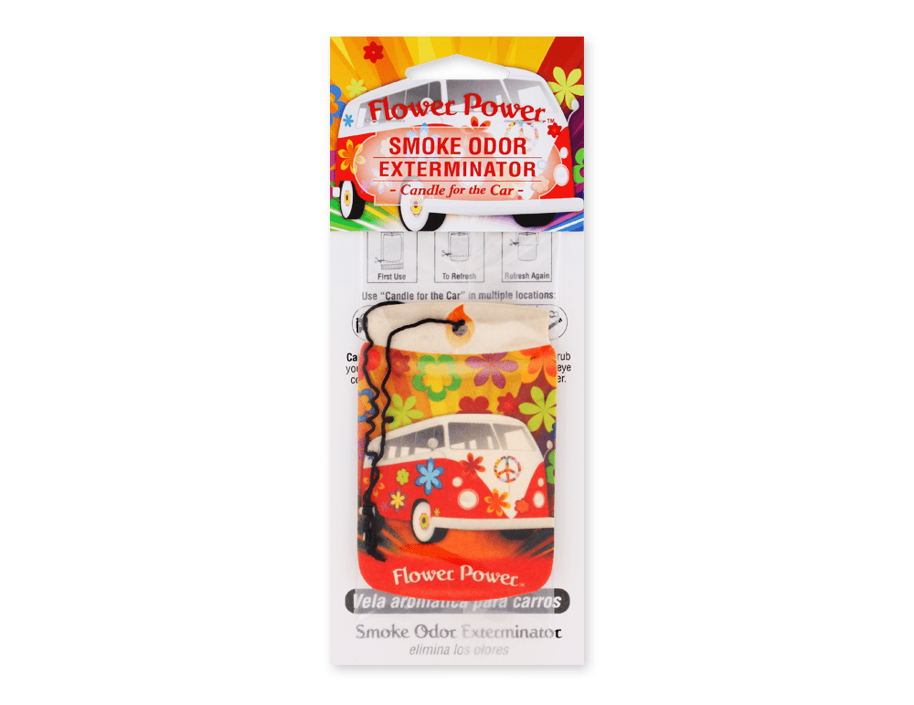 Flower Power Car Freshener - Smoke Odor Exterminator