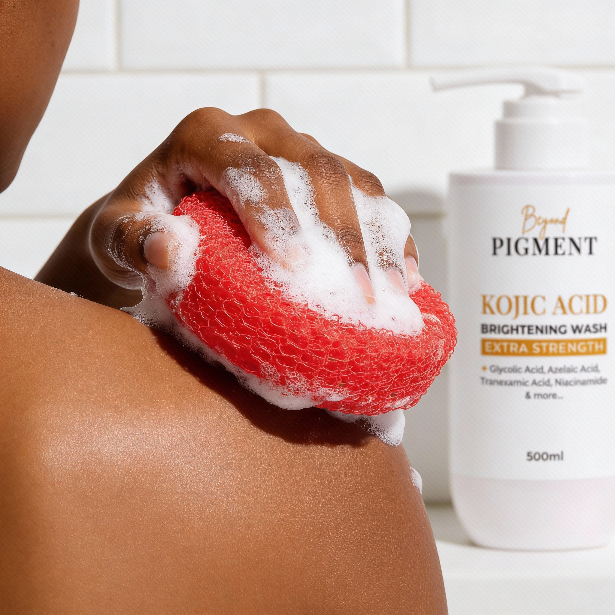 Kojic Acid Brightening Wash – Extra Strength