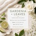 Gardenia + Leaves Candle