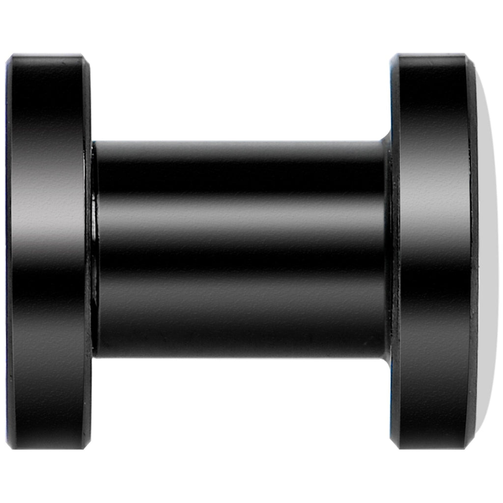 Full Color Leopard Eyes Black Anodized Screw Fit Plug Set 4G