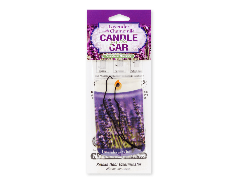 Lavender with Chamomile Car Freshener - Smoke Odor Exterminator