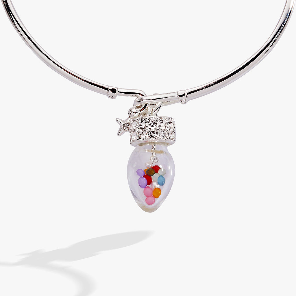 Christmas Light Bulb Shaker Tension Cuff