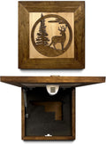 Buck In Nature Gun Safe Shelf - Gun Concealment Furniture - Hidden Gun Safe for Discrete Firearm Storage