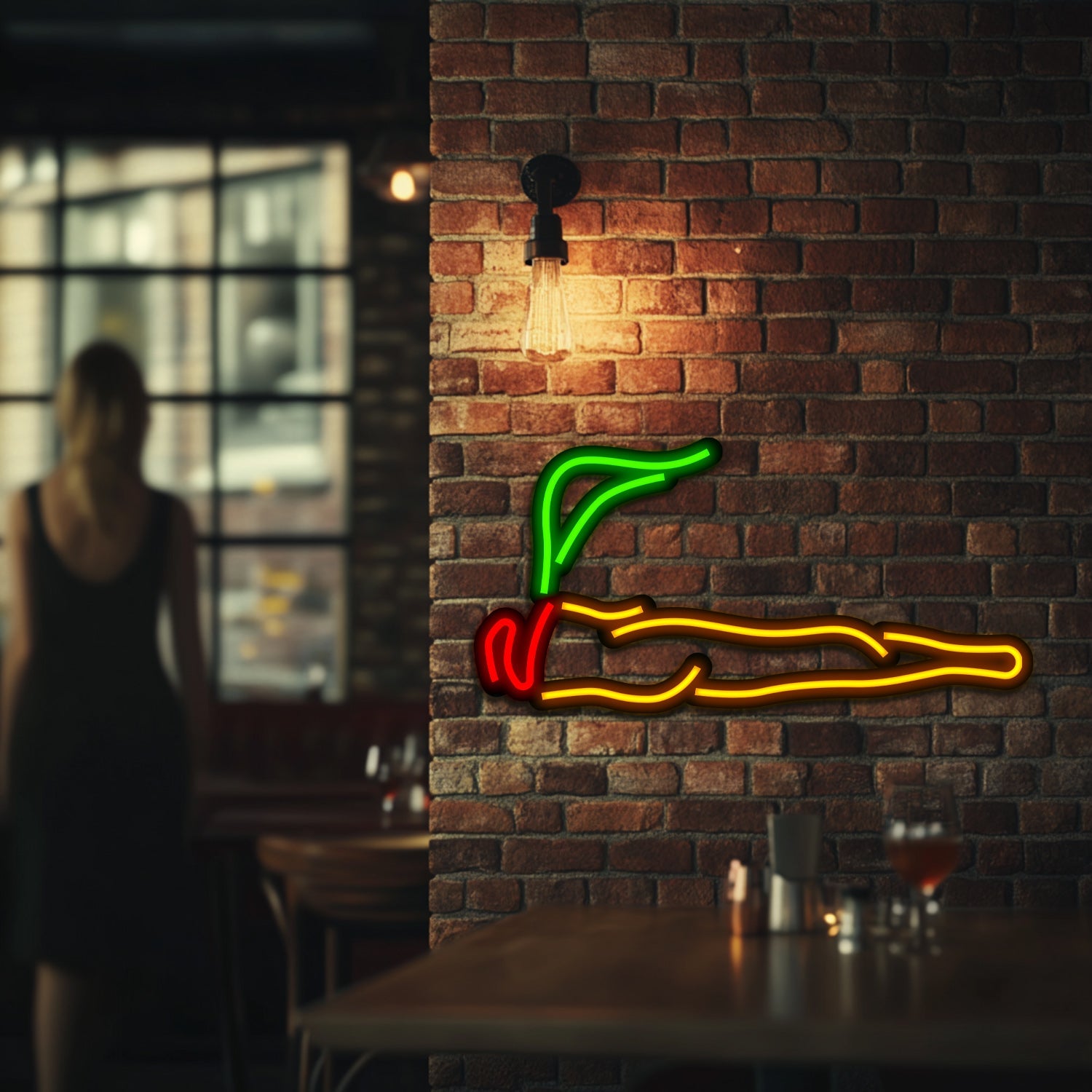 Cigarette Metal Neon Wall Art- LN0160