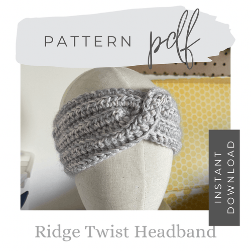 Ridge Twist Headband Pattern