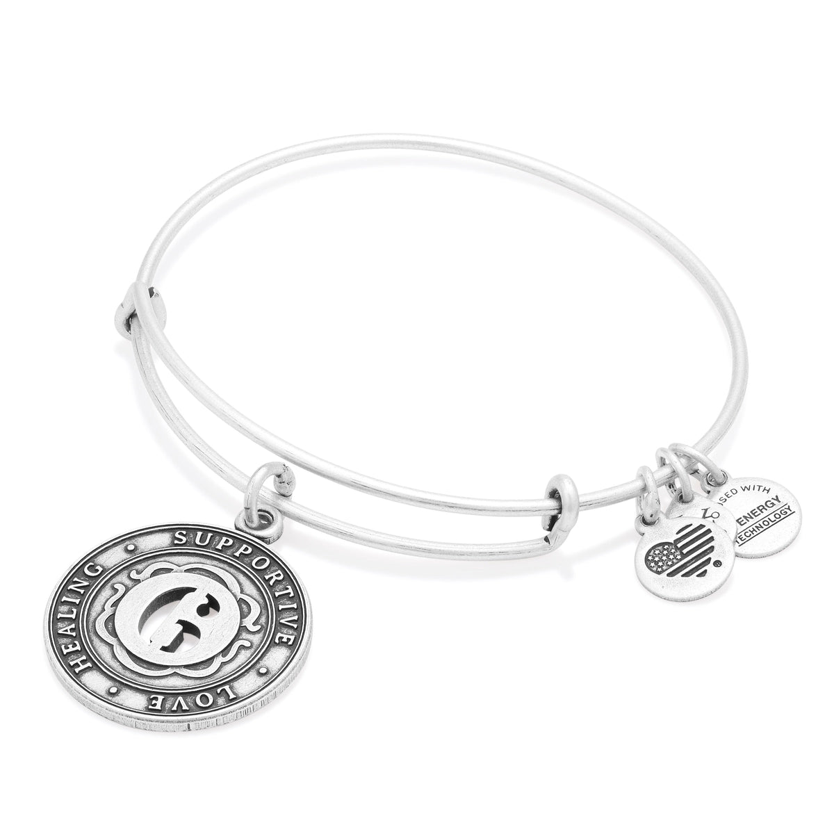 Number 2 Charm Bangle Bracelet | Grace, Comfort, and Sensitive