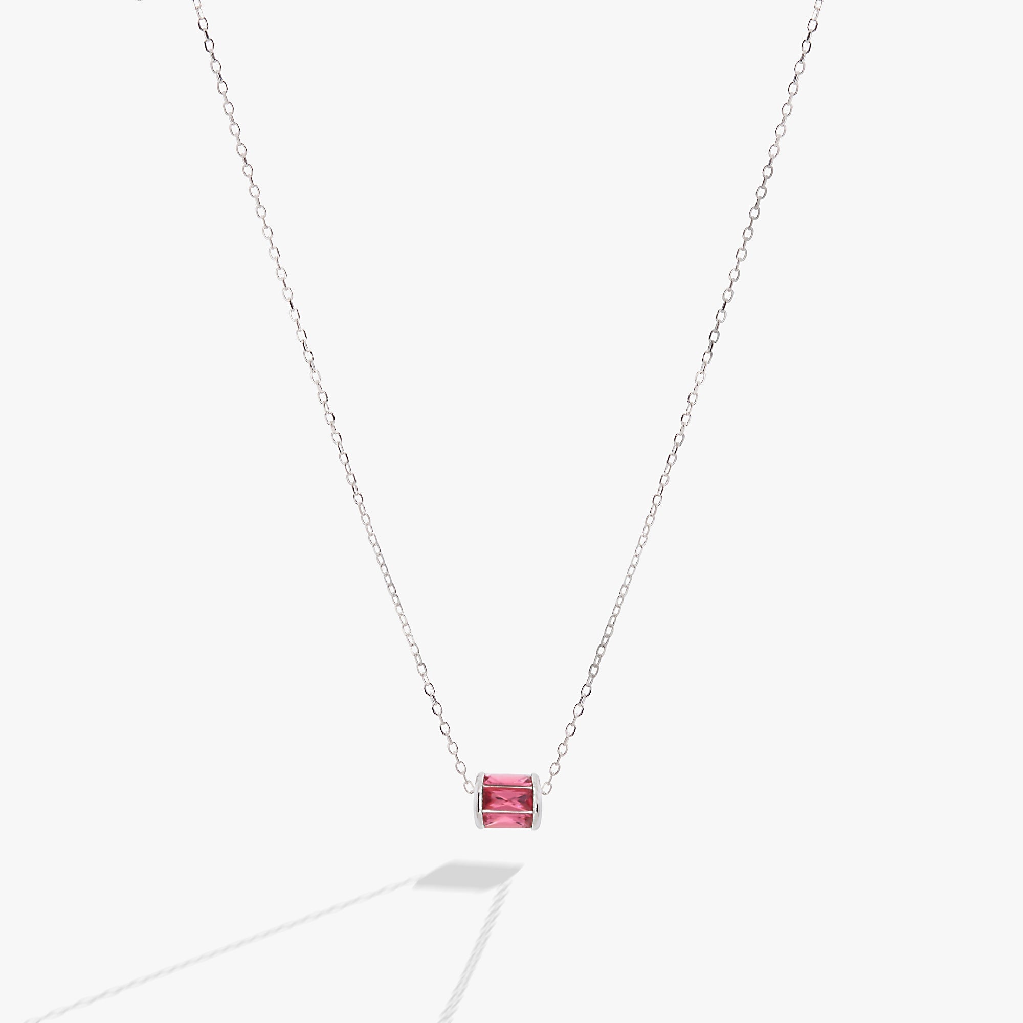 October Birthstone Precious Pendant Necklace
