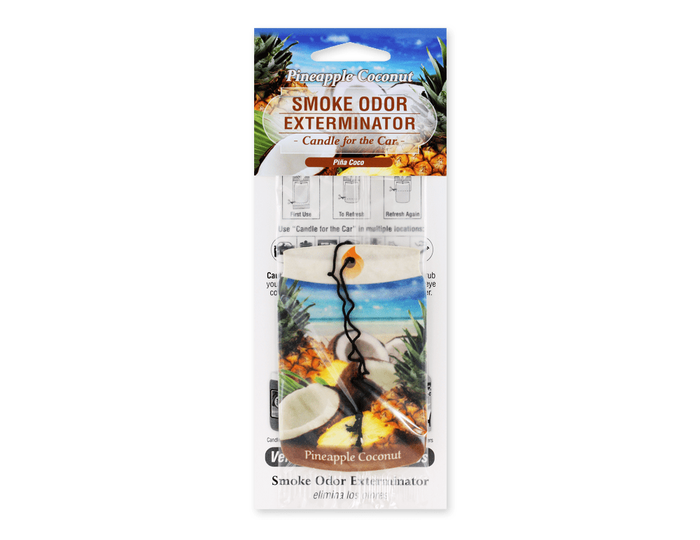 Pineapple Coconut Car Freshener - Smoke Odor Exterminator